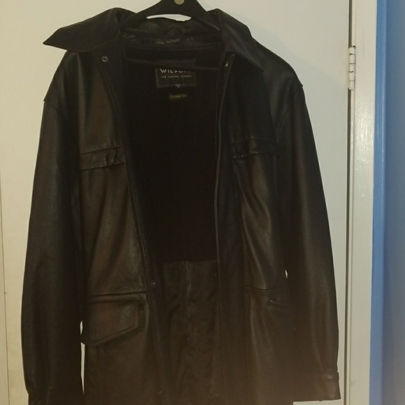 Wilson black leather jacket - Picture 5 of 5